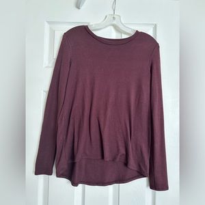 Soft burgundy American Eagle long sleeve.
